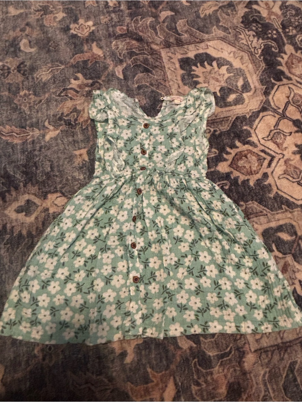 dELiA*s Mint Green Floral Button-Front Dress
